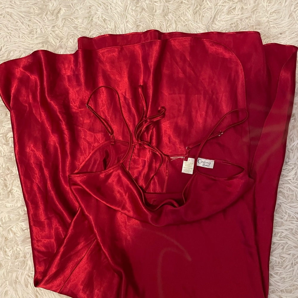 Cinema Etolie Red Maxi Dress